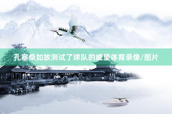 孔塞桑如故测试了球队的威望体育录像/图片