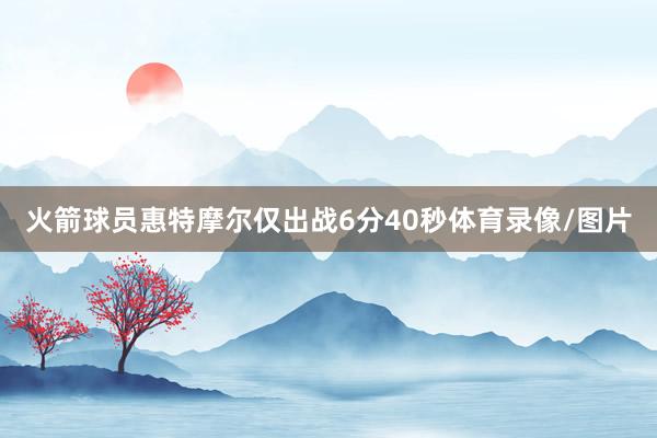 火箭球员惠特摩尔仅出战6分40秒体育录像/图片